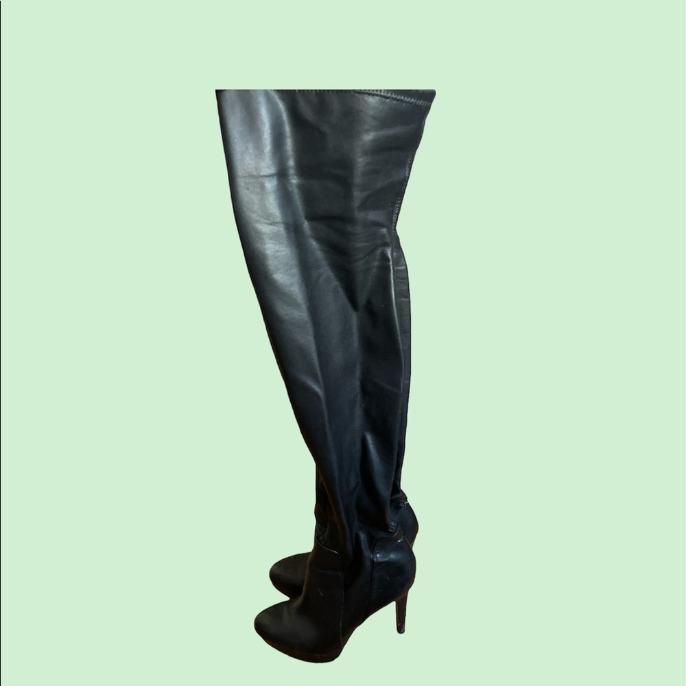 Over the knee ankle boot heels
